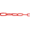 Plastic barrier chain | 25 | 6 mm thick | red / white